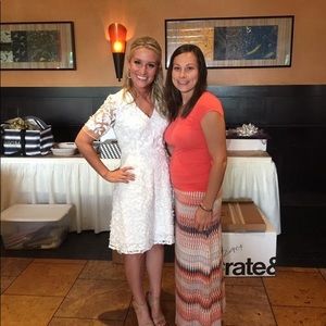 Adrianna Papell White Dress